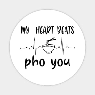 my  heart beats pho you Magnet